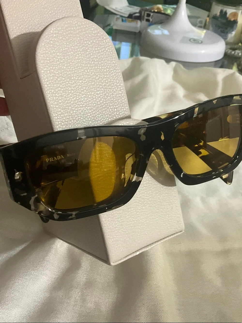 Prada bold rectangular